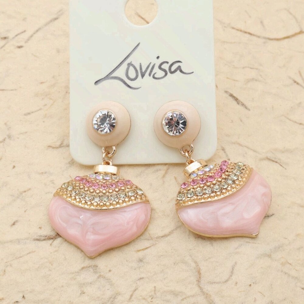 Lovisa Elegant Crystal Drop Earrings Chic Fashion Statement